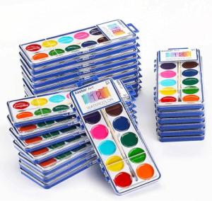 Keebor 12-Color Washable Watercolor Paint Set