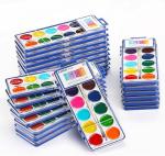 Keebor 12-Color Washable Watercolor Paint Set