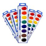 FUMILE 5-Pack Washable Watercolor Paint Set