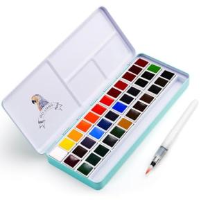 MeiLiang 36-Color Watercolor Paint Set in Pocket Box