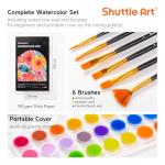 Shuttle Art 43-Pack Watercolor Paint Set