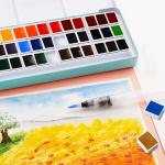 MeiLiang 36-Color Watercolor Paint Set in Pocket Box