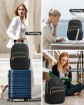 LOVEVOOK Black Laptop Backpack Purse for Women