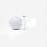 Evershine 100 Pack 1 Inch Craft Foam Ball - White Smooth Craft Foam Polystyrene Balls for DIY Craft and Art School Project