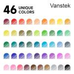 Vanstek 46 Pack Colored Fineliner Pens Set