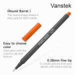 Vanstek 46 Pack Colored Fineliner Pens Set