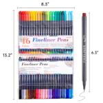 Vanstek 46 Pack Colored Fineliner Pens Set