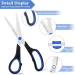 6-Pack Comfort-Grip Scissors for School & Crafts