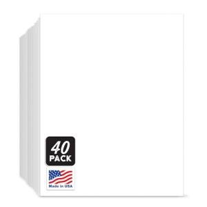 ArtSkills Heavyweight White Poster Board, 40-Pack