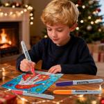 WOSWEL 50 Pack Assorted Fine Tip Permanent Markers