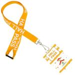 Set of 6 Hall Pass Lanyards for Teachers