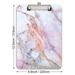 Cute Marble A4 Clipboard for School Use