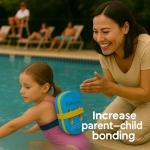 Kids Swim Float Back Belt Trainer Device