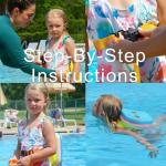 Kids Swim Float Back Belt Trainer Device