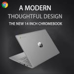 HP Chromebook 14" Laptop for Students, Modern Gray