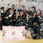 2025 Graduation Guest Book – Pink Sign-In Decor