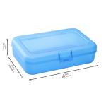 Amazon Basics Multi Pencil Box, Set of 4