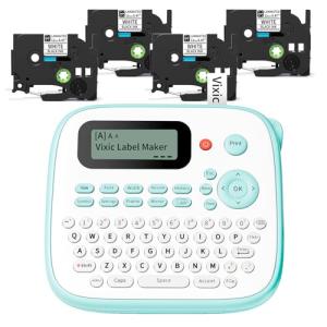 Vixic D210S Label Maker with 4 Tapes