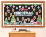 Gingerbread Christmas Bulletin Board Decoration Set