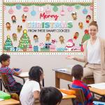 Gingerbread Christmas Bulletin Board Decoration Set