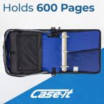 Mighty Zip Tab Zipper Binder with Expanding File