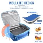 Insulated Lunch Box for Kids - Blue