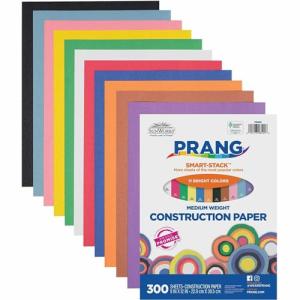 SunWorks Assorted Construction Paper, 300 Sheets Pack