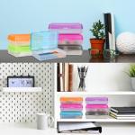 BTSKY Large Capacity Utility Pencil Box - 6 Pack