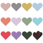 Colorful Heart-Shaped Magnetic Page Markers