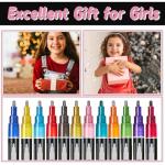 Metallic Shimmer Outline Markers - 12 Colors