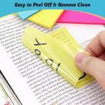 800 Sheets Transparent Sticky Notes - 6 Bright Colors