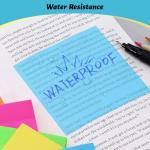 800 Sheets Transparent Sticky Notes - 6 Bright Colors