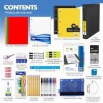 BAZIC Middle High School Supplies Kit, 65 Pieces