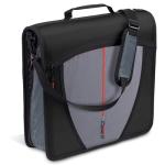 Mighty Zip Tab 3" Zipper Binder - Jet Black