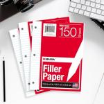 Wide Ruled Loose Leaf Filler Paper, 150 Sheets