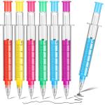 Colorful Retractable Syringe Pens - 100 Pack