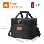 Lifewit Insulated Lunch Bag for Adults, Black