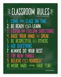 ZOCO Laminated Classroom Rules Poster - 17x22 Inches