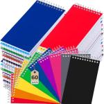 Mini Lined Notepads - 75 Sheets, 5 Colors