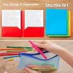 Shuttle Art 102 PCS Back to School Supplies Kit, School Supply Box for Grades K-5, School Supplies for Kids and Students, Including Pencils, Pens, Markers, Erasers, Notebooks, Folders and More