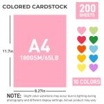 3 Otters Heavy Duty Construction Paper Pack - 200 Sheets