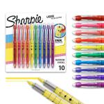 Sharpie Assorted Chisel Tip Liquid Highlighters, 10 Count