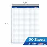 Graph Paper Notebooks - Quad Ruled 8.5x11 Inches
