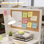 Colored Sticky Notes Bulk Pack - 28 Pads