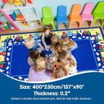 Booooom Jackson Classroom Rug Elementary, 13'x7'5''Large Classroom Carpet Preschool Seating Rug for School, Preschool Rugt with Non-Slip Backing(BJ-Class10-4023-QR)