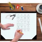 Sturdy Graph Desk Pad 22"x17" - 50 Sheets