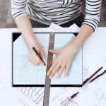 Sturdy Graph Desk Pad 22"x17" - 50 Sheets