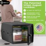 Urban August Keyed & Combination Lockbox - Graphite