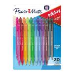 InkJoy Retractable Ballpoint Pens, Assorted Colors, 20-Pack