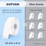 SUPVAN E10 Bluetooth Label Maker - Waterproof, Versatile
